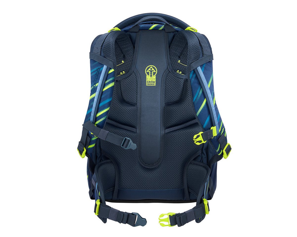 coocazoo Schulranzen Schulrucksack-Set PORTER, Fast Lime 3-teilig (3-teilig), ergonomisch, Körpergröße: 135 - 180 cm, Easy-Grow-System Bild 5