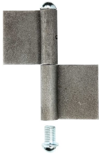 Alberts - Konstruktionsband Typ K04 2-teilig zum Anschweißen Stahl rohRundkopf 140/50/14/70 mm