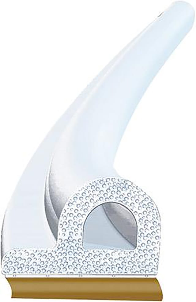 Sk-p Profil 9x5,5 mm weiss 6 mtr. Box - Trelleborg