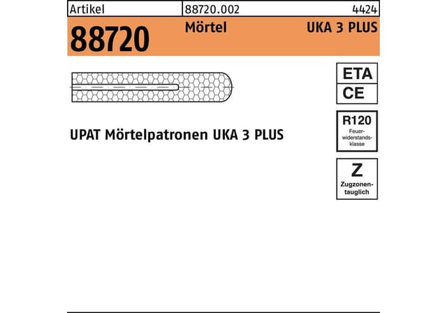 Verbundanker Patrone uka 3 Plus m 20/22 10 Stk - Upat