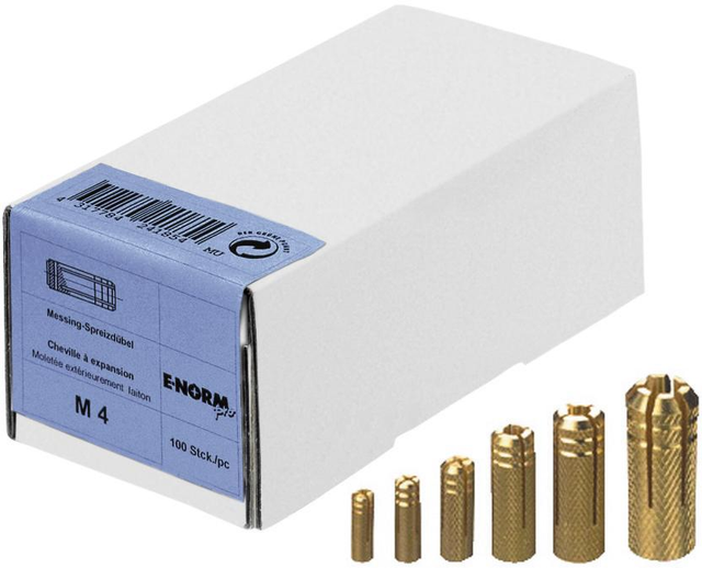 E-normpro - Messing-Spreizdübel M16