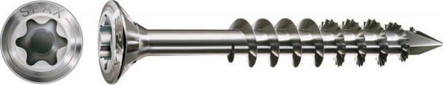 Spax - Fassade 4,5 x 70 mm LinsenSenkkopf t-star plus Teilgewinde CUT-Spitze Edelstahl rostfreiei A2 100 Stk