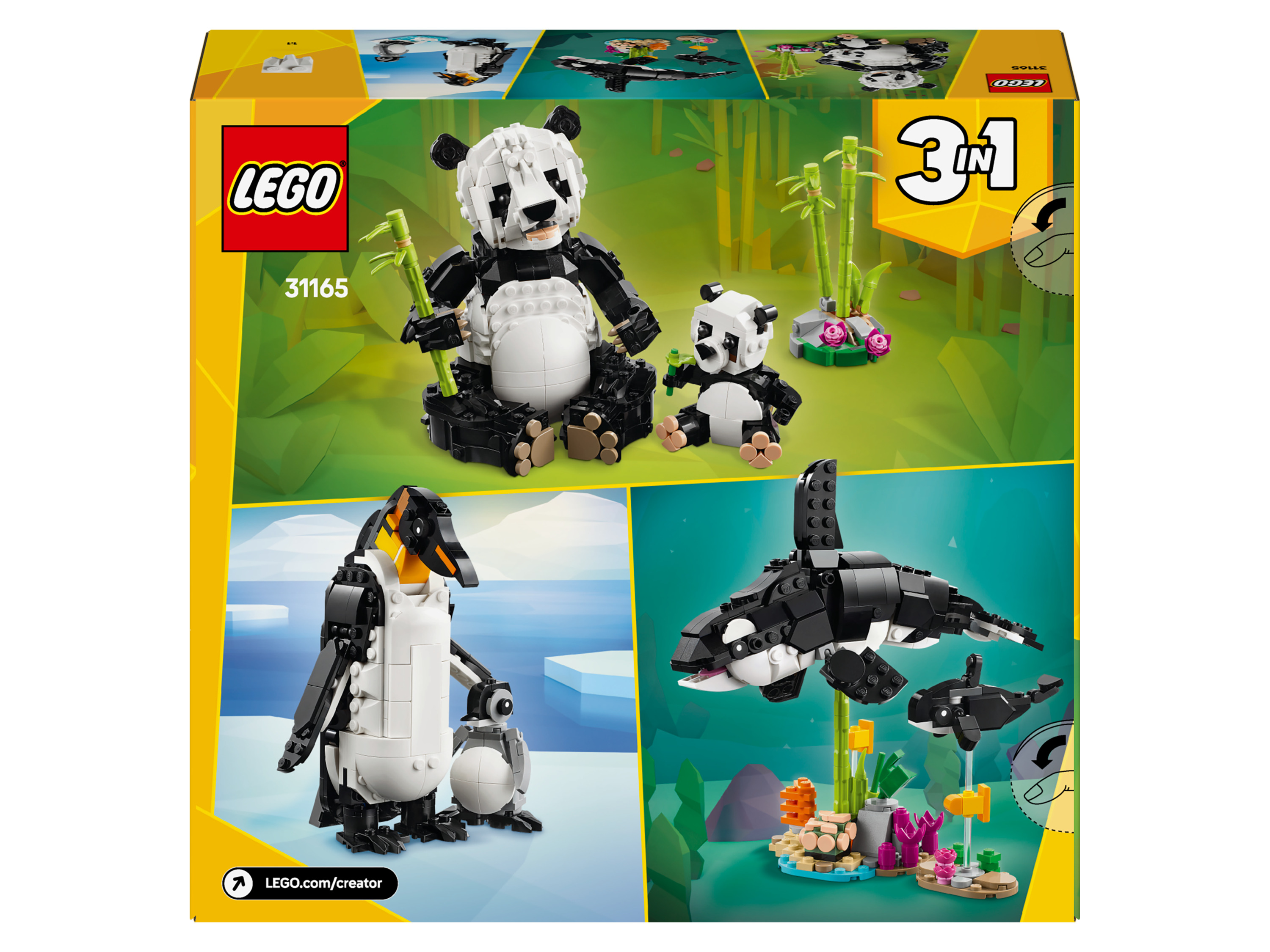 LEGO® CREATOR 31165 Wild Animals: Panda Family Bild 2
