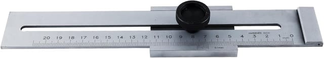 Anreißlehre aus Metall, 200 mm Anreißlehre aus Kohlenstoffstahl, Messwerkzeug für die Holzbearbeitung, Schreinerlehre