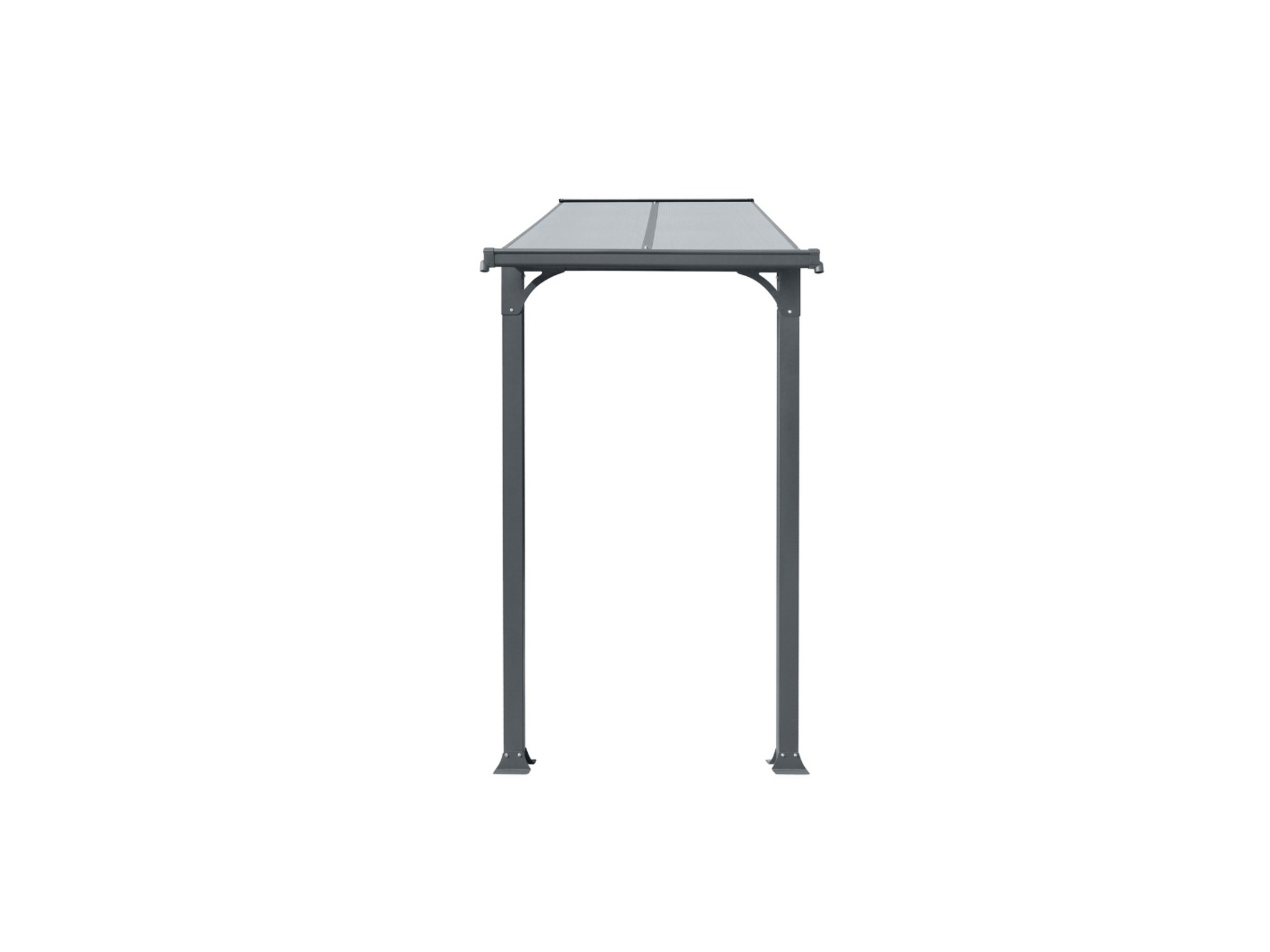 HOME DELUXE Haustürvordach »CUBIS«, verschiedene Größen (S 150 x 150 cm, anthrazit)