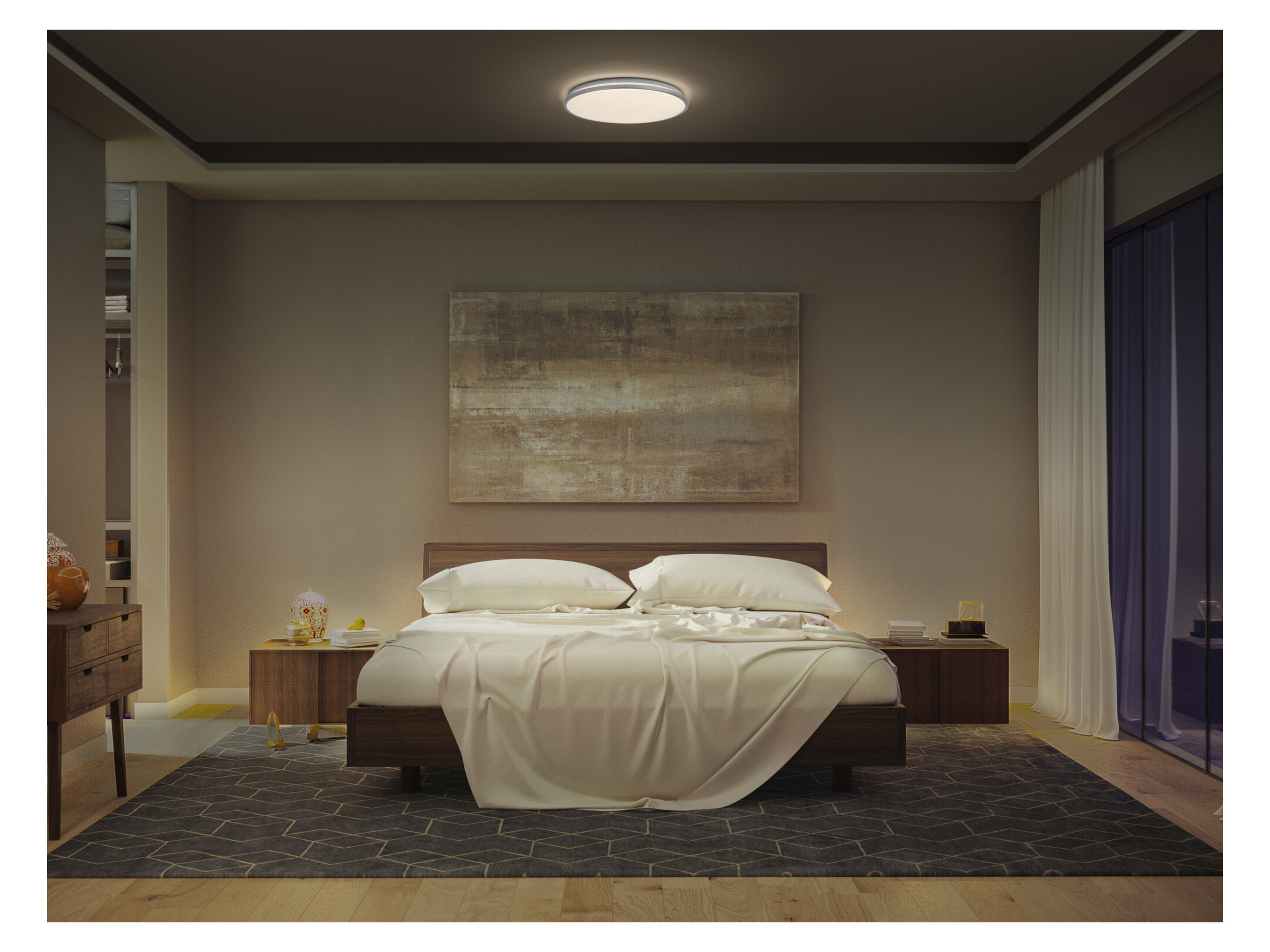 OSRAM LED-Deckenleuchte »Orbis Dublin« (30 cm, Silber) Bild 3