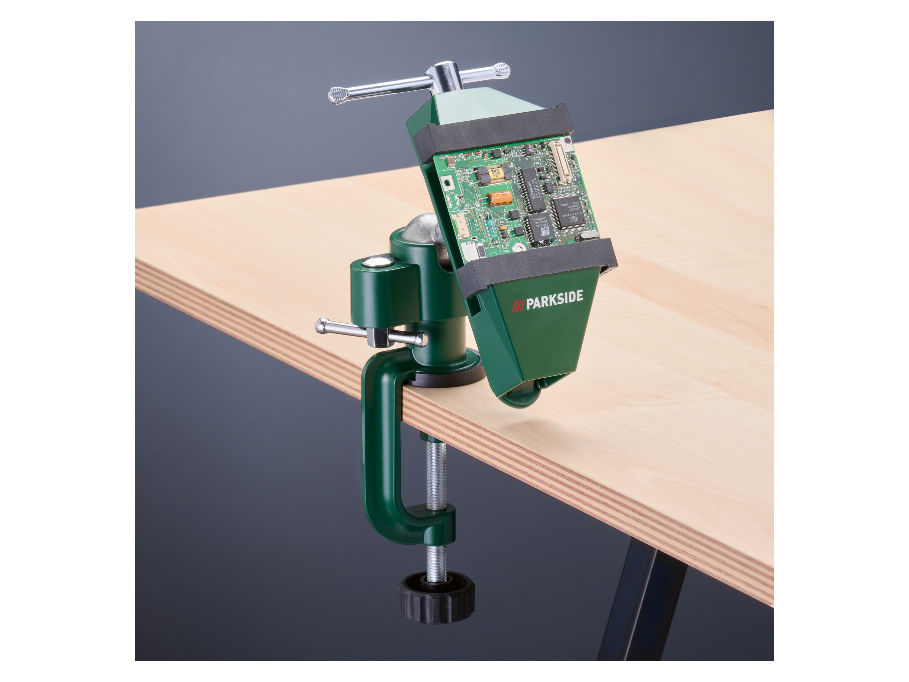 PARKSIDE® Universal-Tischschraubstock, mit auswechselbarem Werkzeugkopf Bild 4