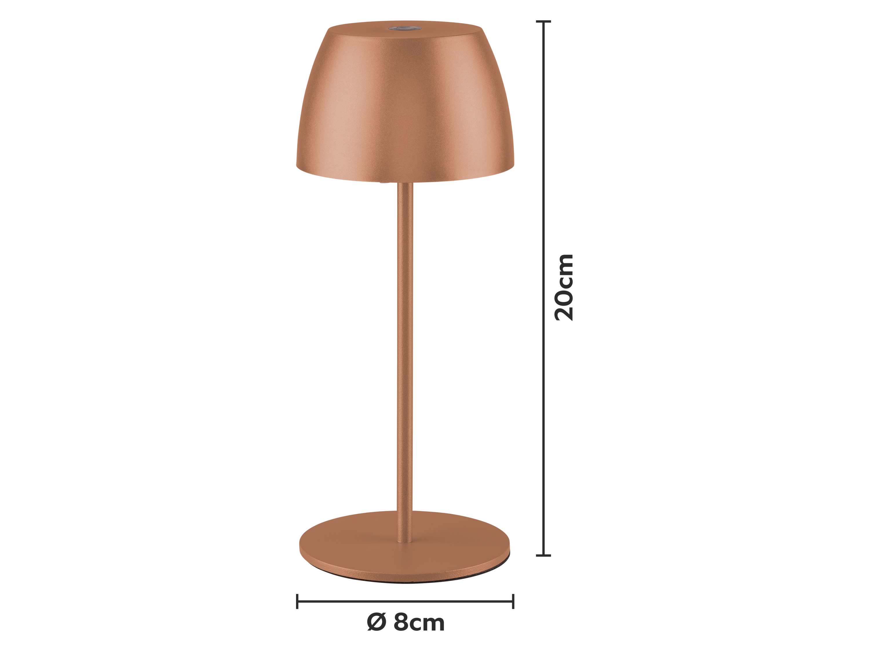 LIVARNO® LED-Akku-Tischleuchte (Bronze)
