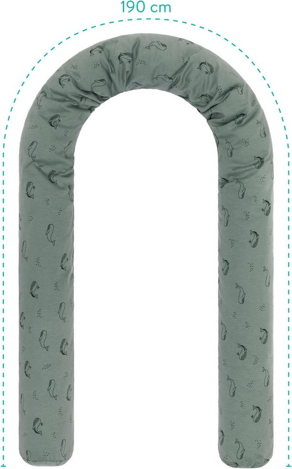 FILLIKID Bettwurm Jersey, 190 cm (Wal grün) Bild 3