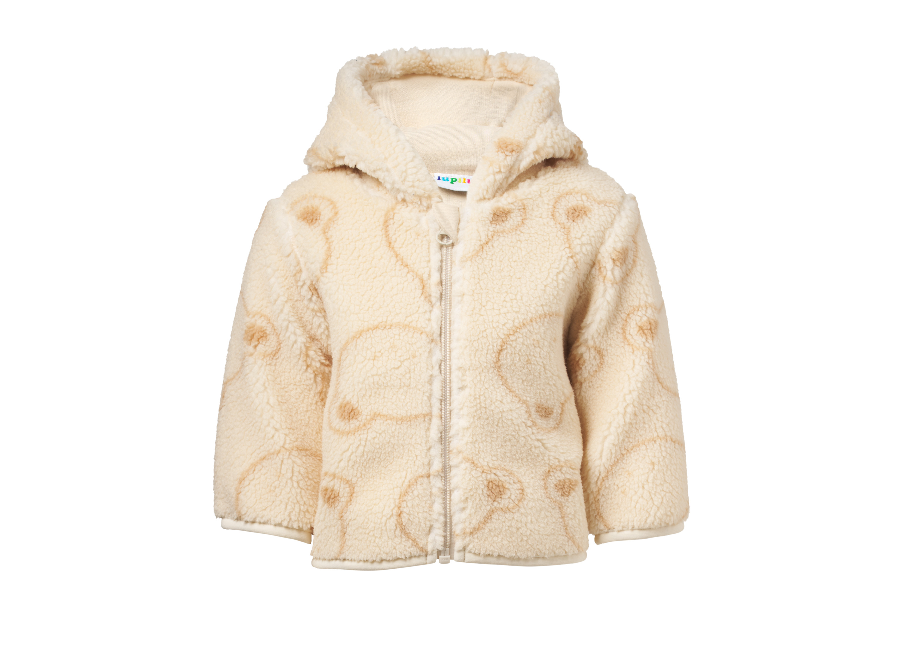 LUPILU® Baby Teddyfell-Jacke (Beige, 50/56) Bild 3