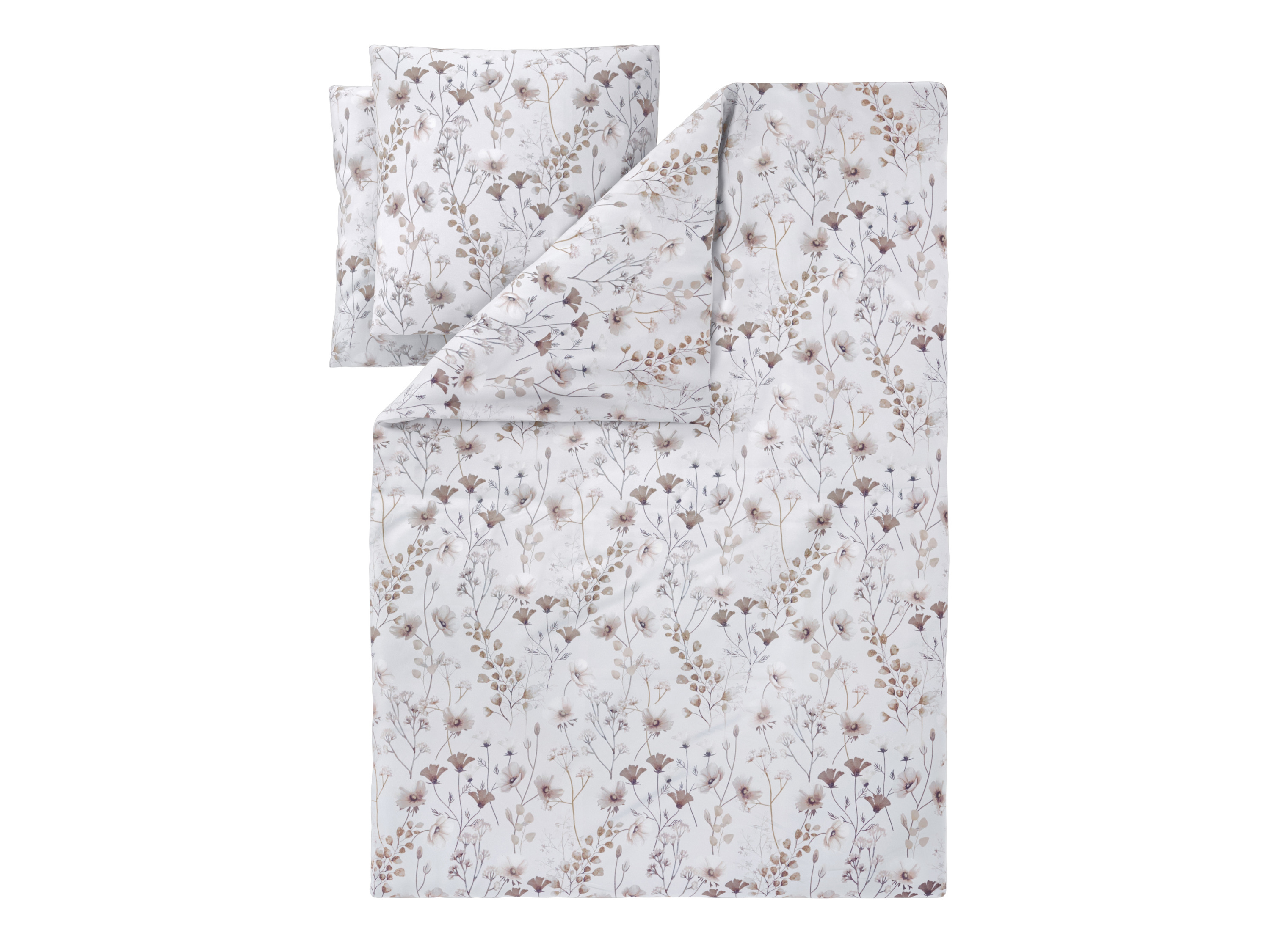 LIVARNO® Mikrofaser-Satin-Bettwäsche, 200 x 220 cm (weiß)
