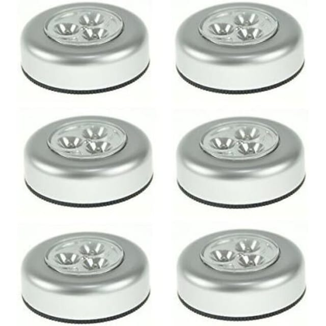 Selbstklebendes Led-nachtlicht, Betrieben Mit 3 Batterien, Für Kleiderschrank/garderobe/regal/eingangsbereich/küche/flur