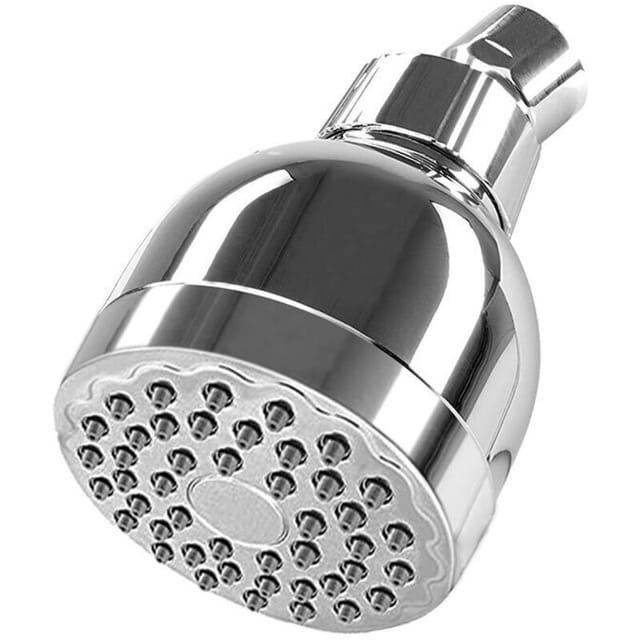 3-Zoll-Hochdruck-Duschkopf, abnehmbarer wassersparender Regenduschkopf, Anti-Kalk-Beschichtung, Chrom-Finish für Badezimmer, Spa und Entspannung