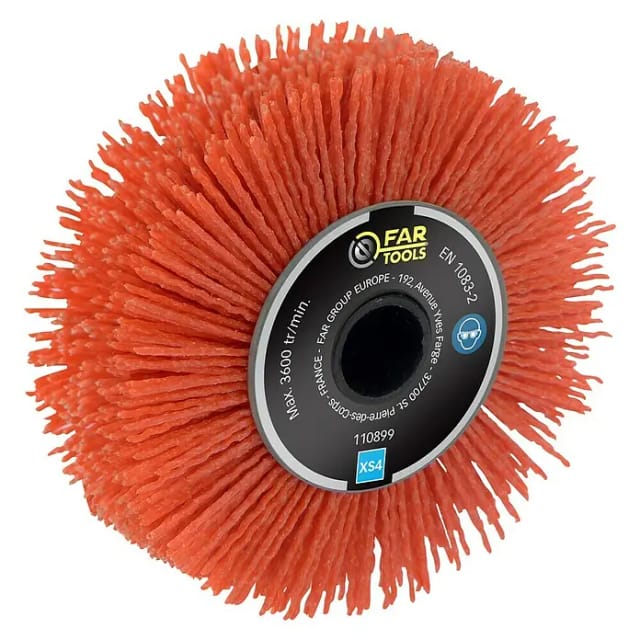 Vermessingte Drahtbürste far tools ø 120 mm l 20 mm - 110899