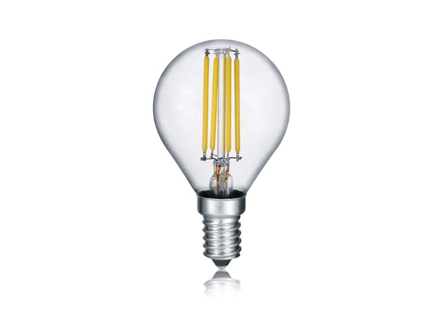 Trio - E14 Filament led, 4,5 Watt, 470 Lumen, warmweiß, Ø4,5cm, 3 Stufen Dimmer