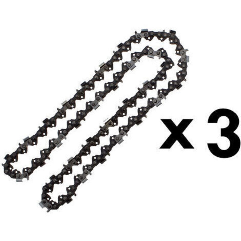 Satz Mit 3 Ketten Mit Je 66 Gliedern Für Kettensägen
