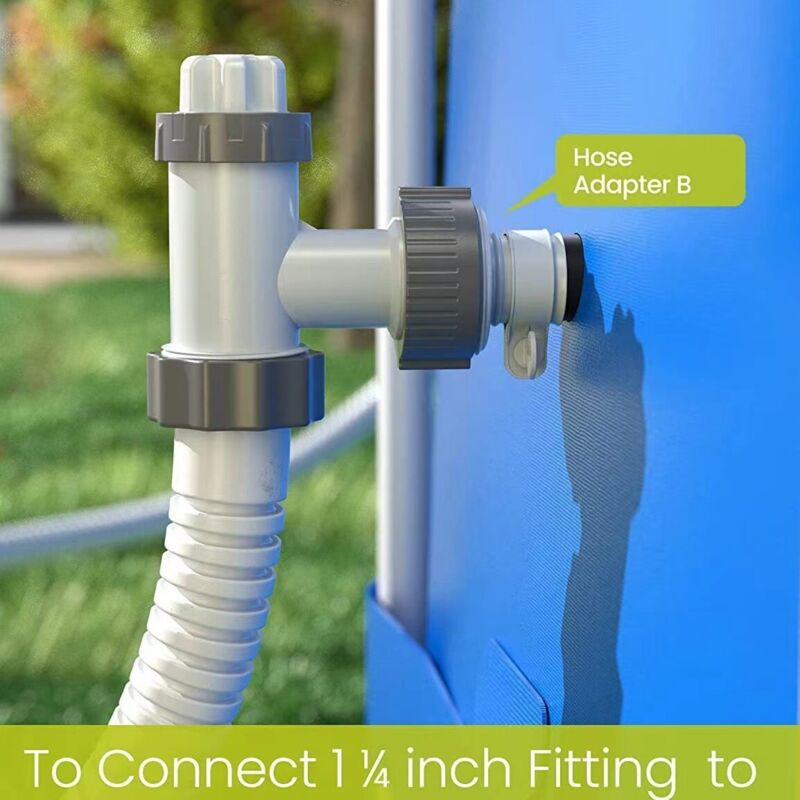 Intex Schlauchadapter Typ B 25009 – 1,25" Auf 1,5" – Für Filtrationspumpe