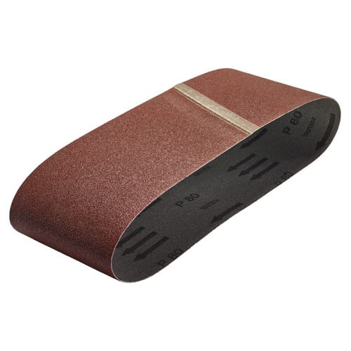 1912000 Schleifband Körnung (num) 80 (l x b) 510 mm x 75 mm 3 St. - Wolfcraft