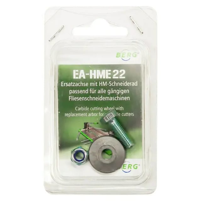 Ersatzachse + Hartmetall-Schneiderad - Btc Ea-Hme 22 Sb