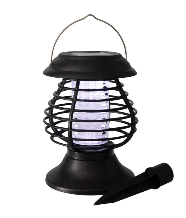 Led Solar Insektenlampe - 19 x 13 cm - Hängeleuchte mit uv-a Licht