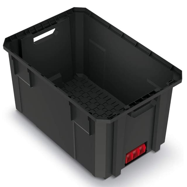 Transportkiste Werkstattkorb Werkzeugkiste Box stapelbar x BlockPro, Version: KXB604030C, 544 x 362 x 300 - Kistenberg