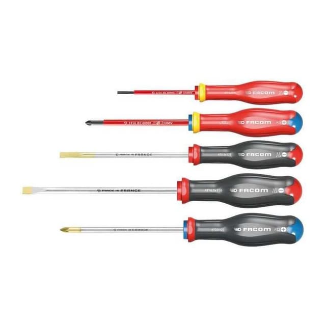 Facom Protwist Set mit 5 isolierten Schraubenziehern 1000V