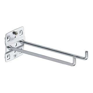 Werkzeughalter doppelt, senkrechtes Hakenende, 150 mm