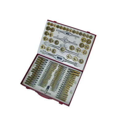 Maschinen H070300003 Gewindeschneidsatz 101teilig hss metrisch M2, M3, M4, M5, M6, M7, M8, - Holzmann