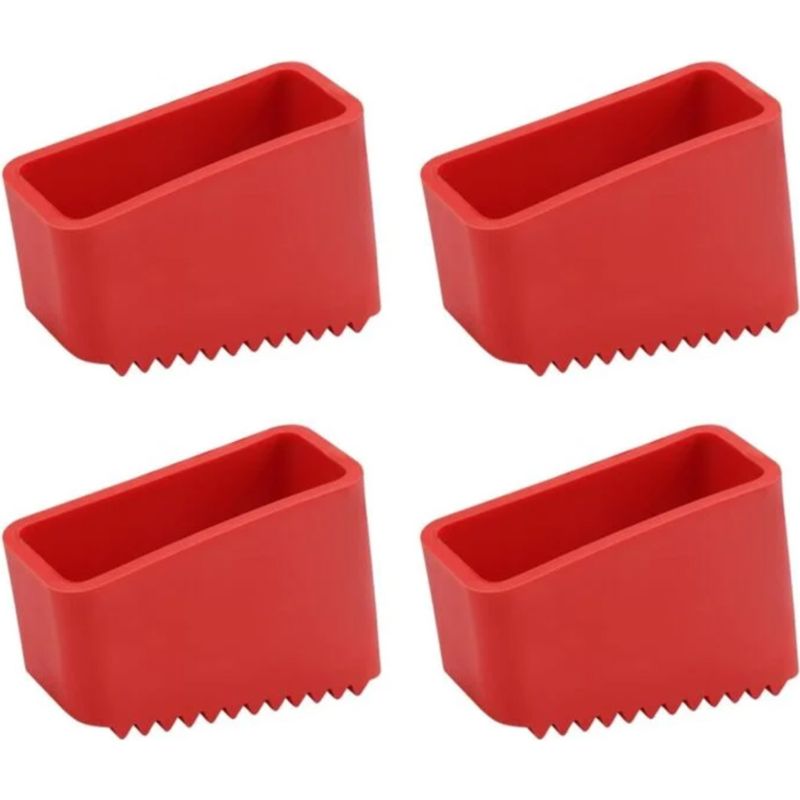 4-teilige Leiterfußabdeckungen, 50 X 20 Mm Gummifüße Für Leitern, Trittleiterfüße, Schutzpolster, Trittleiterfüße Für Klappleitern Für Heimwerker
