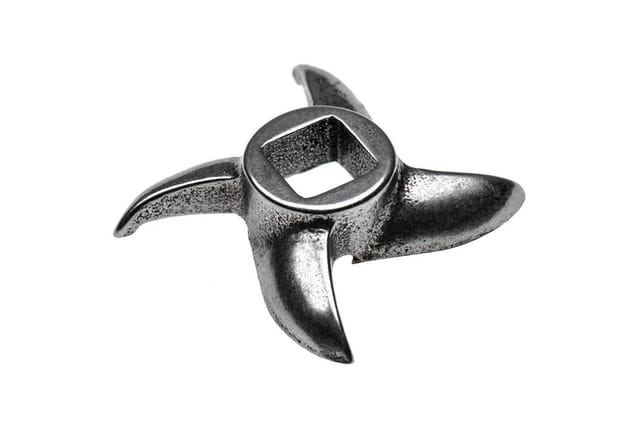 Vhbw - Messer Sichelmesser Gr. 12, 12,2x12,2mm Vierkant, Gusseisen z.B. kompatibel mit ade, Caso, Fama, kbs, Porkert Fleischwolf