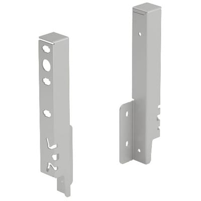 ArciTech Rückwandverbinder Set Höhe: 186 mm silber