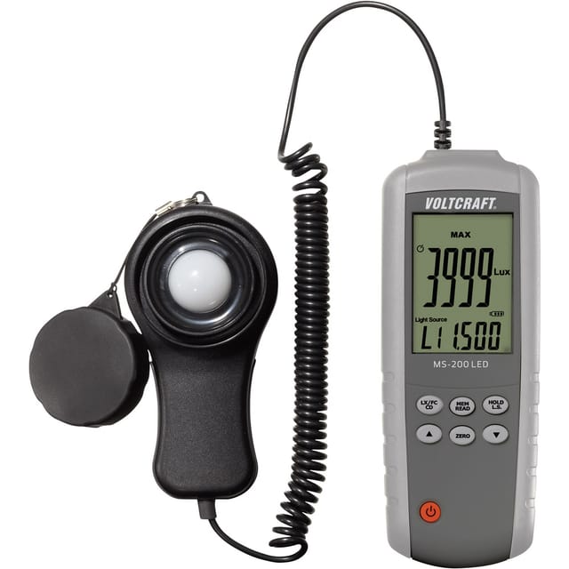Voltcraft - MS-200LED MS-200LED LED-Luxmeter 0 - 400000 lx