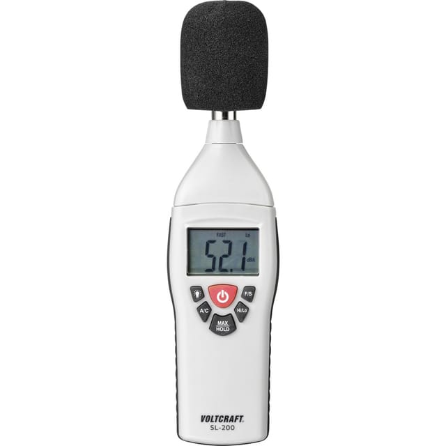 Voltcraft - Schallpegel-Messgerät SL-200 30 - 130 dB 31.5 Hz - 8 kHz
