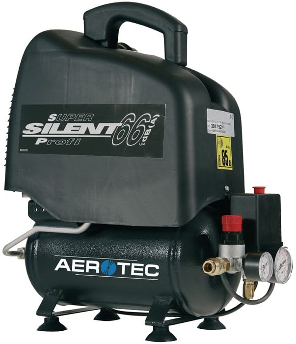 Aerotec - Kompressor Vento Silent 6 110l/min 8bar 0,7 kW 230 V,50 Hz 6l - 2005210
