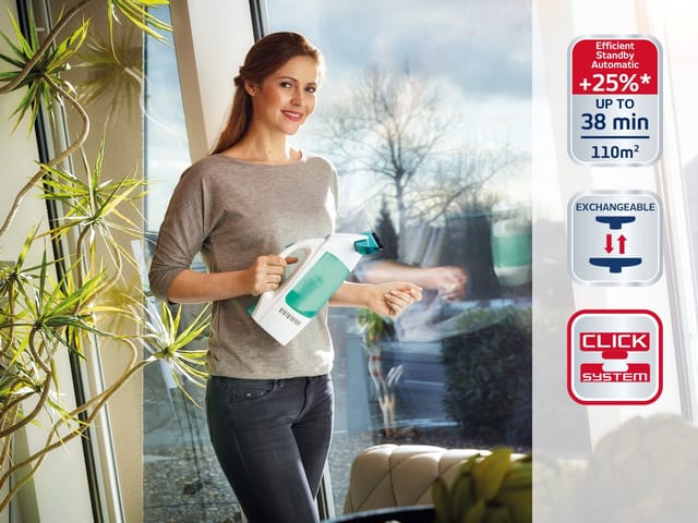 Fenstersauger Dry&Clean mit Stiel u.Einw