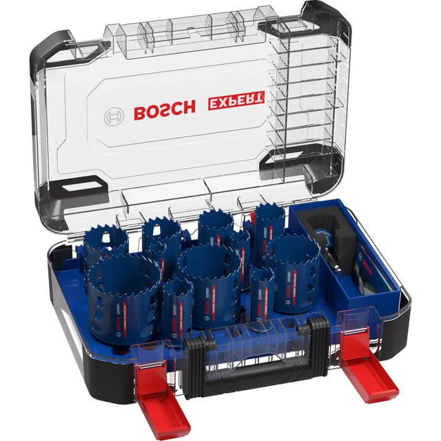 Expert Tough Material Lochsäge-Set, 20/22/25/32/35/40/44/51/60/68/76 mm, 14-tlg. - Bosch