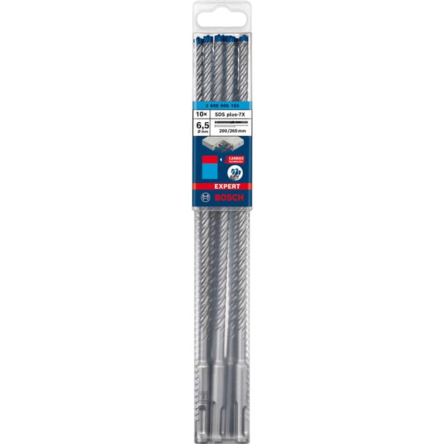 Hammerbohrer expert 6,5x200x265mm ve à 10 Stück sds plus-7X - Bosch