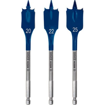 Bosch - Accessories 2608900331 Holz-Fräsbohrer-Set 20 mm, 22 mm, 25 mm Gesamtlänge 152 mm Sechskantsch