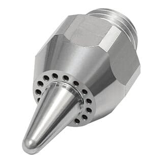 Lärmarme Runddüse, M12x1,25, Aluminium, Düsen-Außen-ø 13 mm - Riegler