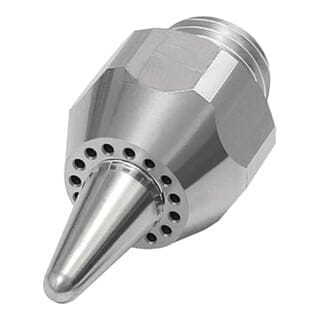 Lärmarme Runddüse, 1/2 - 27 uns, Aluminium, Düsen-Außen-ø 13 mm - Riegler