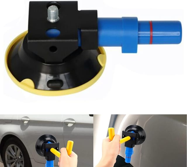 Ausbeulwerkzeug ohne Lackierung，Saugnapf-Handpumpe für die Montage，Hochleistungs-3-Zoll-Ausbeulwerkzeug für Karosserieschäden