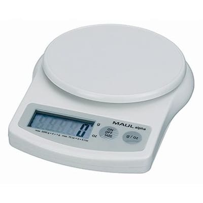 Maul - Briefwaage alpha 12,4cm 2 g 2kg ohne Netzanschluss weiß