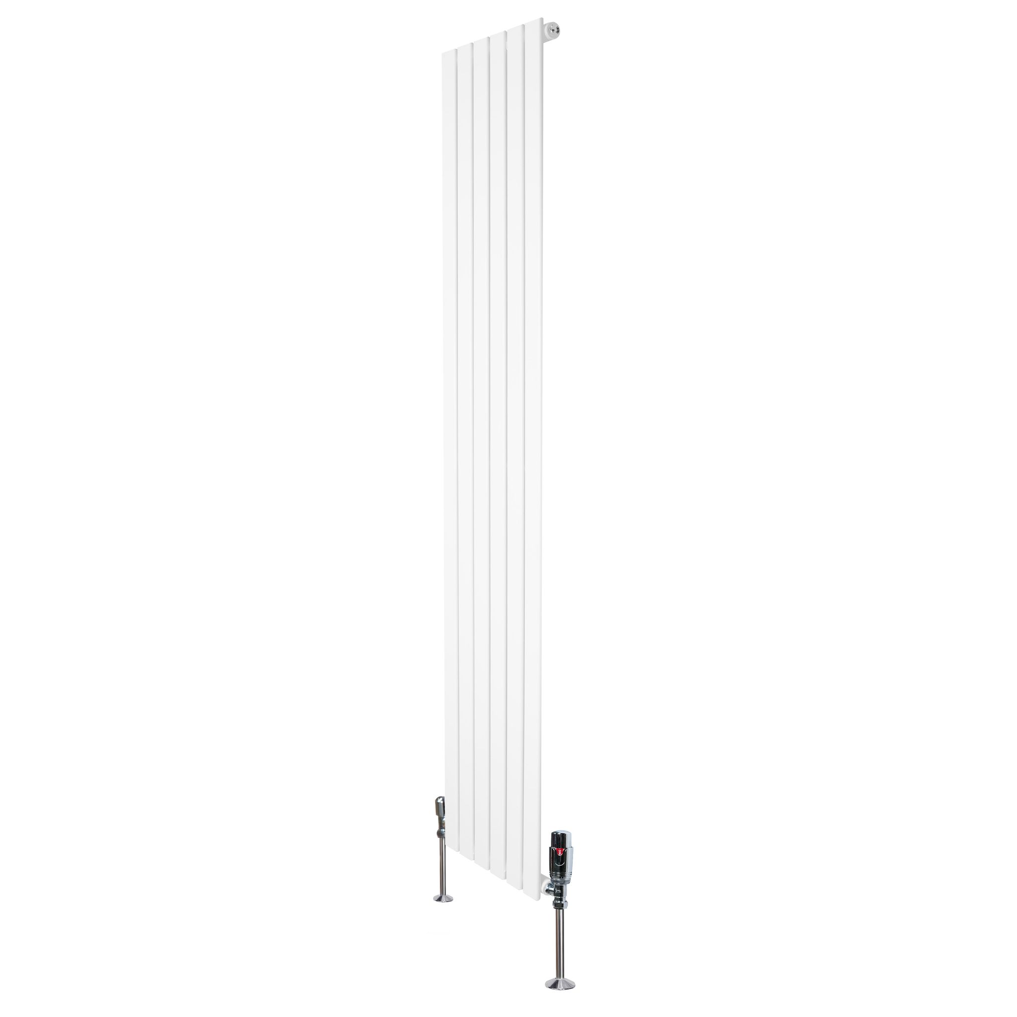 Flachheizkörper & Ventile – 1800mm X 420mm – Weißmonster Shop
