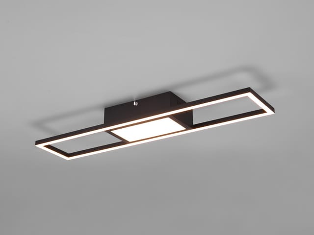 Leuchten led Deckenleuchte Rigido schwarz Deckenleuchte - Reality