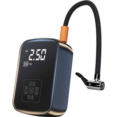 Mini-elektro-luftkompressorpumpe, Tragbar, 3600 Mah, 150 Psi – Lcd-bildschirm, 4 Modi, Wiederaufladbar