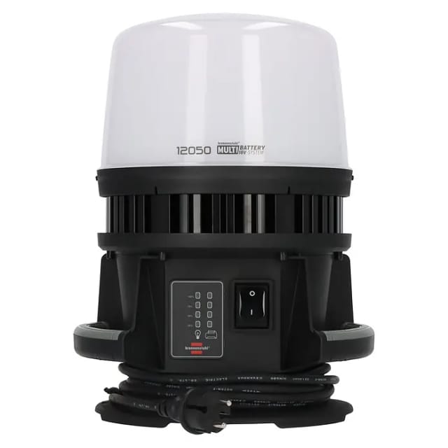 Brennenstuhl - Multi Battery led 360° Hybrid Baustrahler 12050 mh, 12000lm, IP54