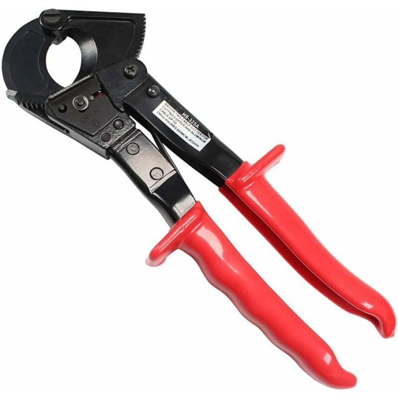 Kabelschneider, Ratschen-kabelschneider, Kabelschneider Und Kabelschneider Bis 240 Mm², Hs325a, Robustes Aluminium Und Kupfer