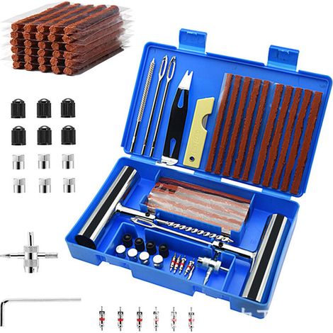 Auto-/motorradreifen-reparaturset, 58-teilig, Pannenhilfe, Werkzeugset