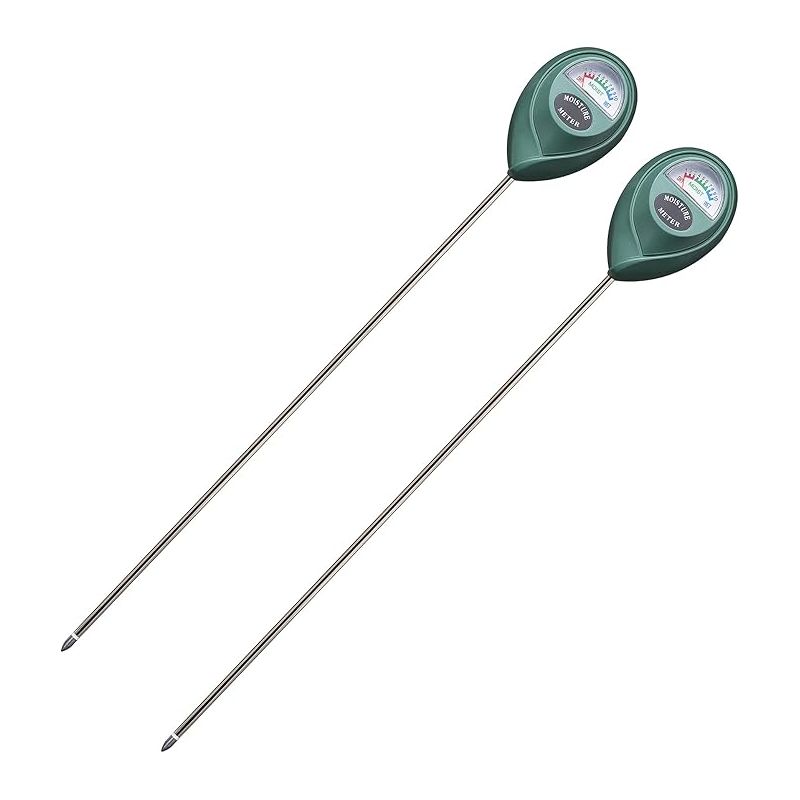 Xlux Langsonden-hygrometer Für Tiefe Bodenschichten, Feuchtigkeitsanzeigesensor, Hygrometer Für Große Topfpflanzen, Blumen, Gartenbau, Landwirtschaft, 2er-pack