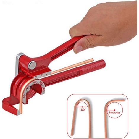 Manuelle 3-in-1-rohrbiegemaschine Für Rohre Mit 1/4 Bis 3/8 Zoll Durchmesser, Für Kupfer, Messing Und Metall